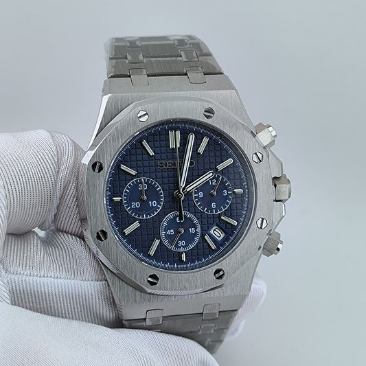 Seikokings Royal Oak Chrono Blue