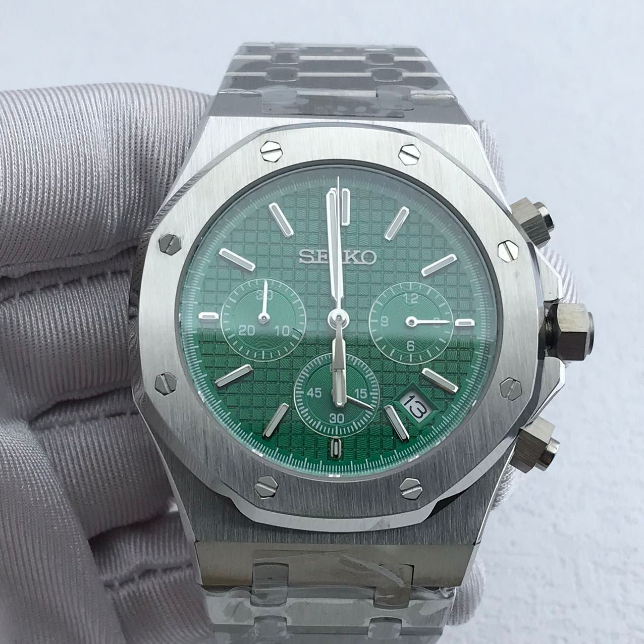 Seikokings Royal Oak Chrono Green